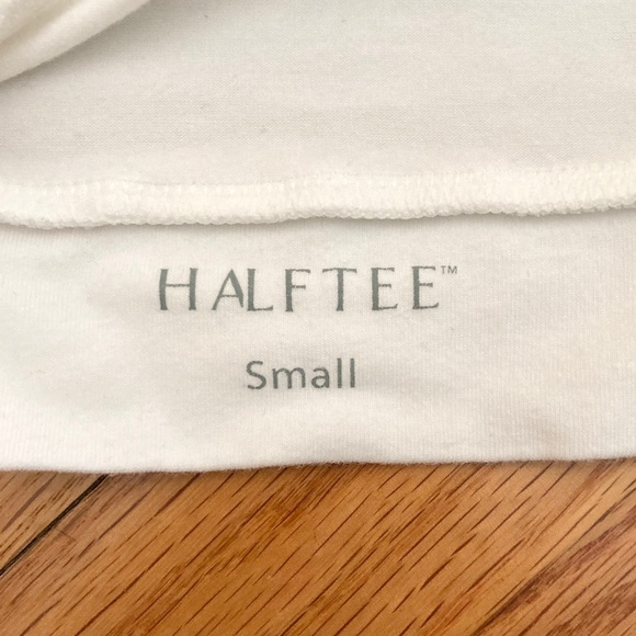 Women’s size small white short-sleeved halftee, women’s modest layering piece - Picture 3 of 3